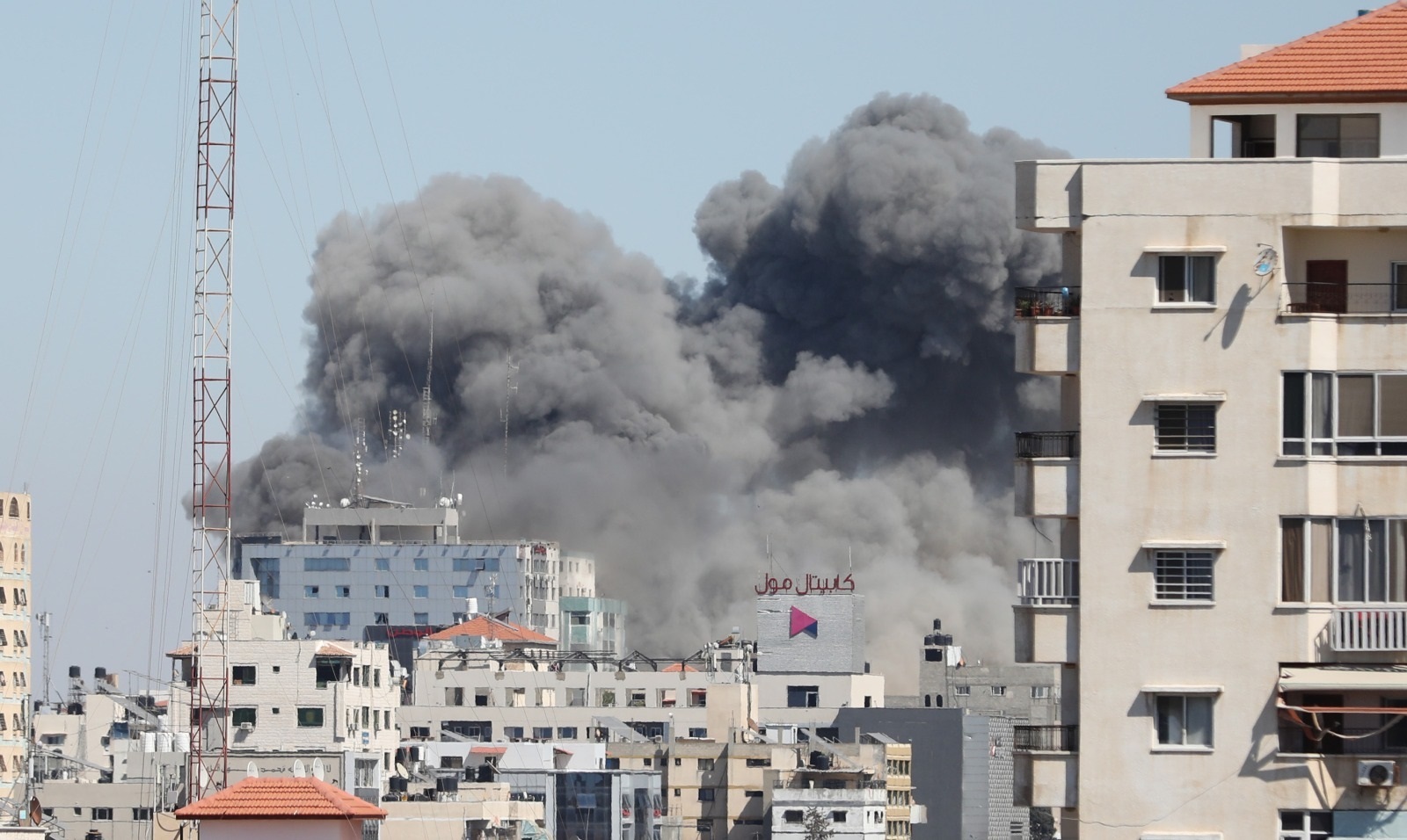 Serangan Israel di Jalur Gaza. (Foto: Antara)