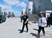 Jokowi Bertemu Elon Musk di Stargate Space X