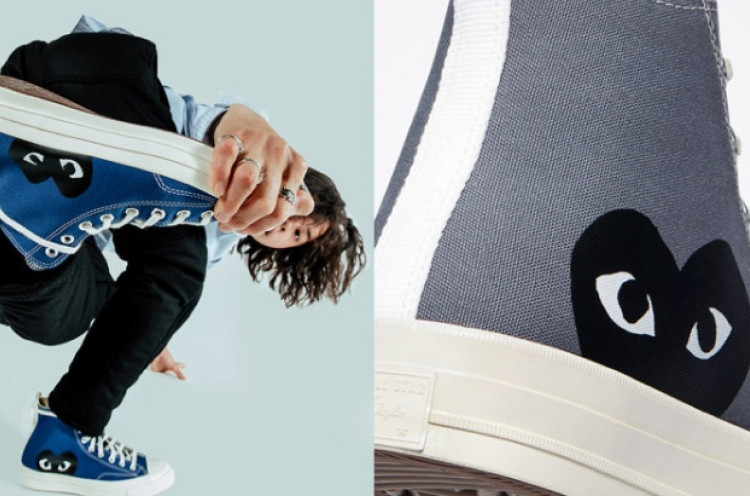 4 Sneakers Baru Kolaborasi COMME Des GARCONS PLAY x Converse