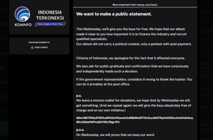 Brain Cipher Hari Ini Beri Kunci Enkripsi PDN Gratis