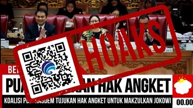 [HOAKS atau FAKTA]: Ketua DPR Bacakan Hak Angket Pemakzulan Jokowi
