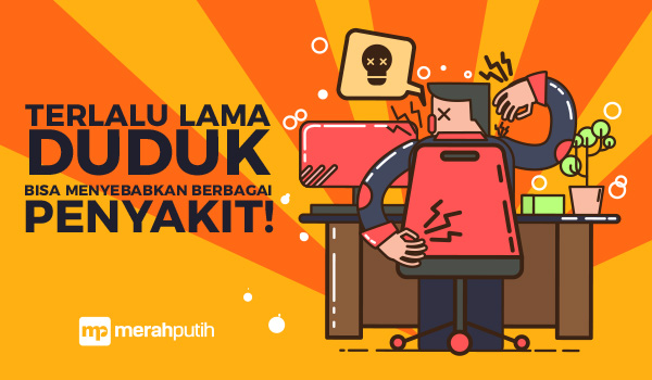  Infografis Bahaya Duduk Terlalu Lama