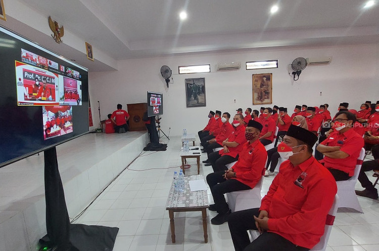 Megawati Resmikan Kantor PAC PDIP Banjarsari Solo yang Didanai Jokowi