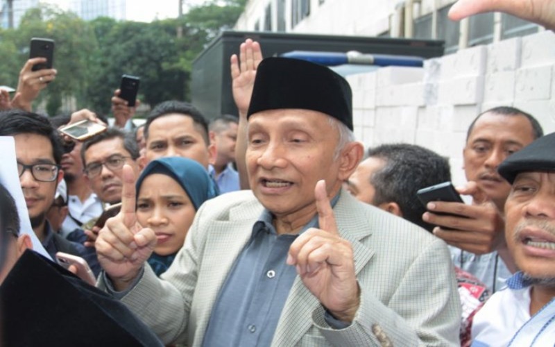 Amien Rais mengaku kurang setuju dengan konsep People Power