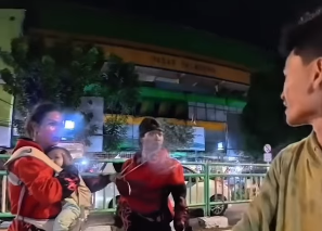 Abu Rokok Kena Orang, Disiram Air Malah Ngamuk: Pasutri di Palmerah Lupa Pakai Helm Tapi Ingat Cara Memaki dan Memukul