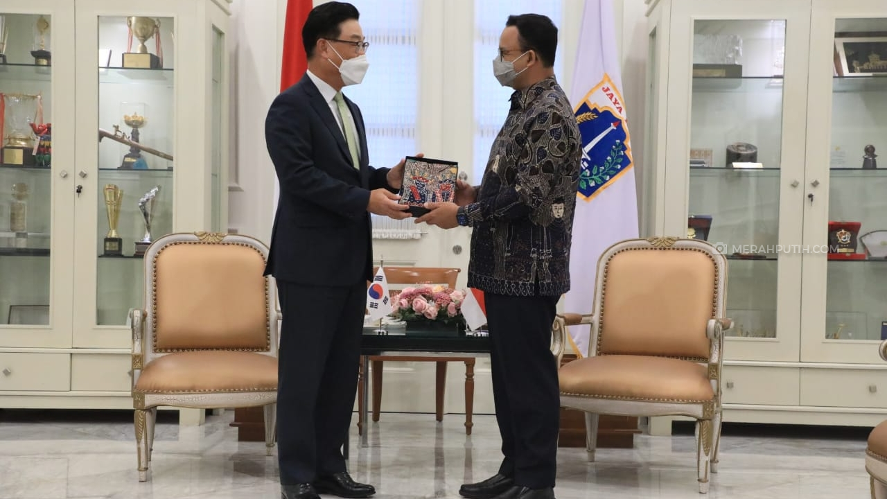 Bertemu Duta Besar Korsel, Anies Bahas Kerja Sama Transportasi
