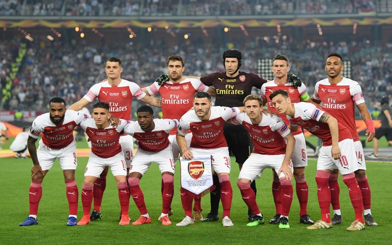 Skuat Arsenal yang berlaga di Final Liga Europa