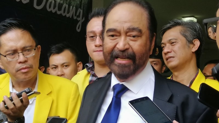 Gerindra Diprediksi Merapat ke Koalisi, Paloh: NasDem Harus Konsisten