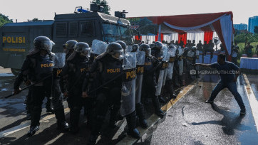 Polres Tangsel Gelar Simulasi Pengamanan Pemilu 2019