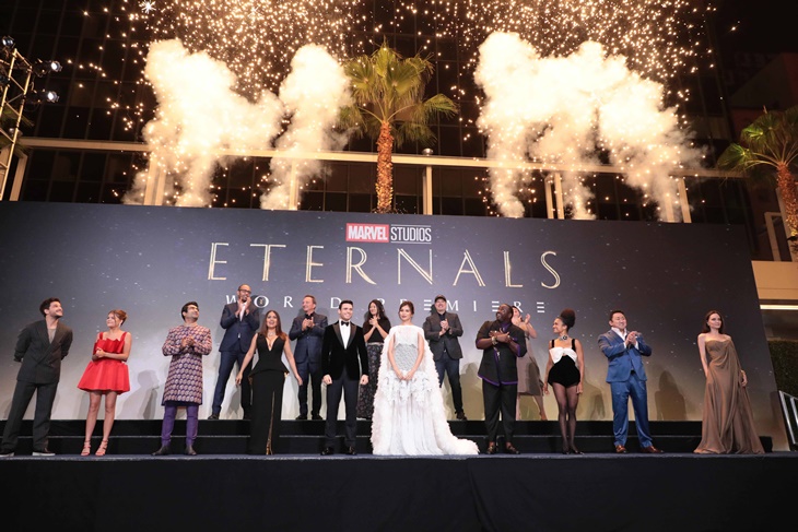 Raline Shah Jadi Tamu Spesial World Premiere 'Eternals' di Hollywood
