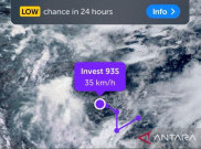 Bibit Siklon Tropis 99W Terpantau di laut Filipina, Pengaruhi Hujan di Indonesia