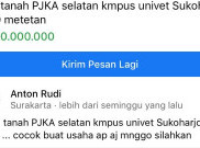 Sejumlah Tanah Milik KAI Daop 6 di Sukoharjo Dijual Ratusan Juta Lewat Medsos