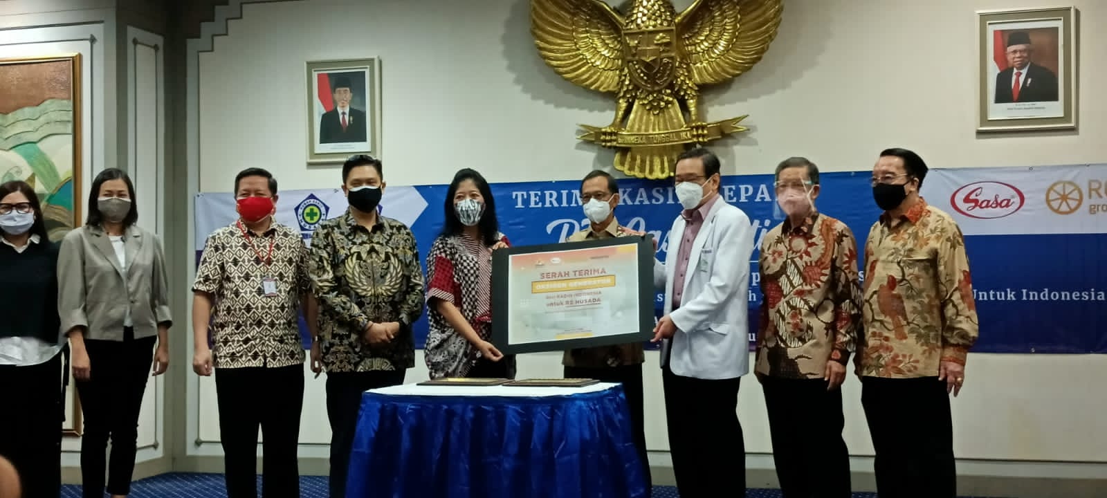 RS Husada Jakpus Terima Hibah Oksigen Generator