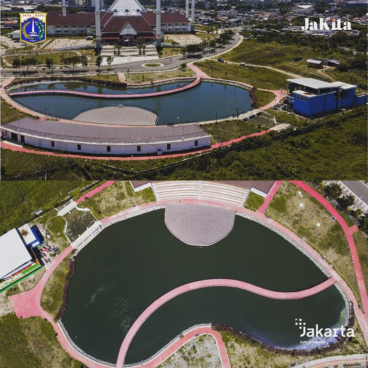 Waduk Daan Mogot. (Foto: Facebook Anies Baswedan)