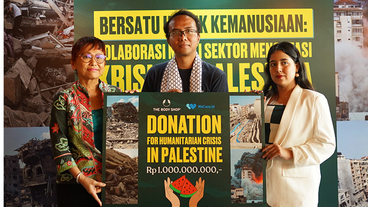 The Body Shop Indonesia Serukan Perdamaian di Palestina