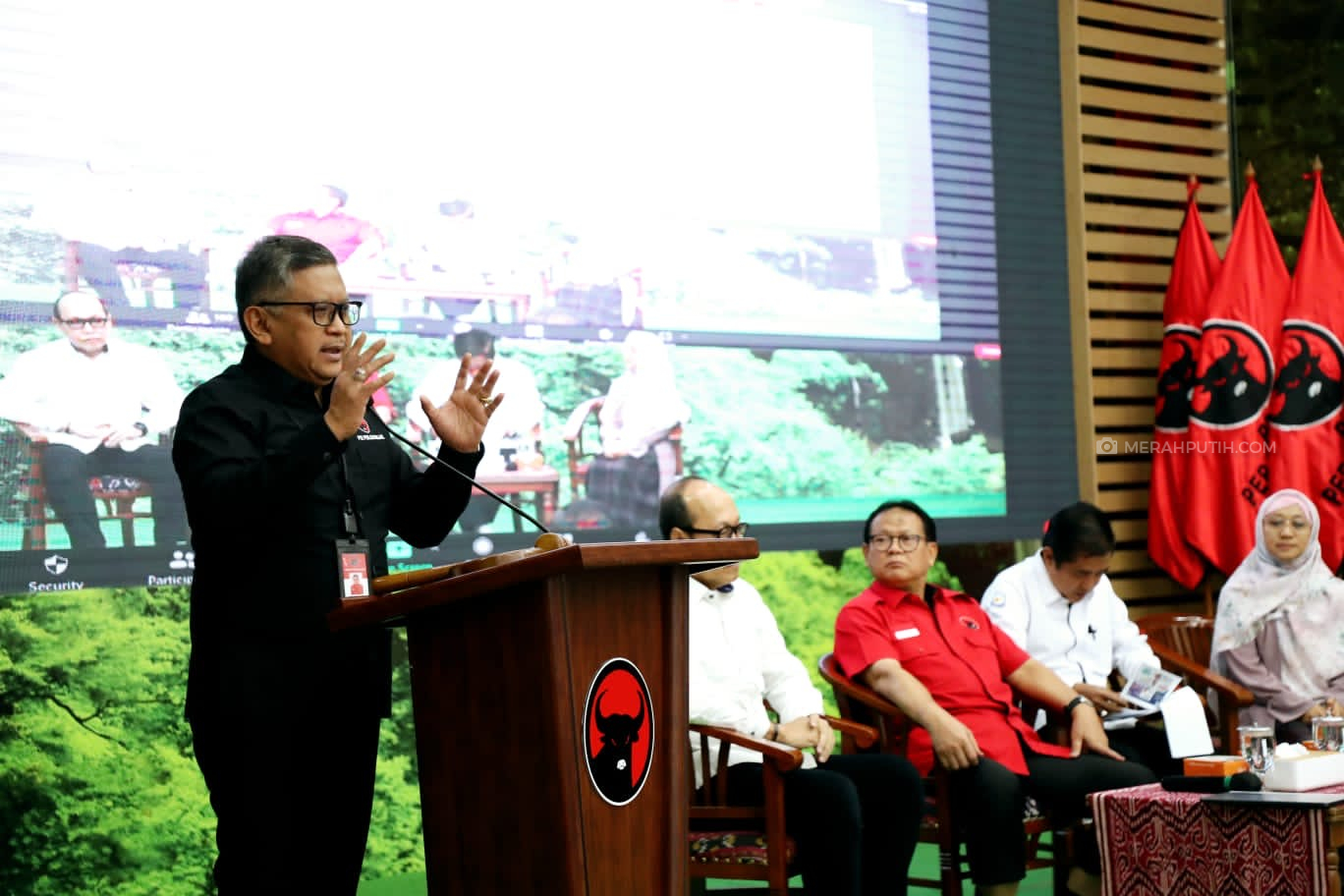 Hasto Bantah Tema HUT Ke-51 PDIP untuk Sindir Jokowi