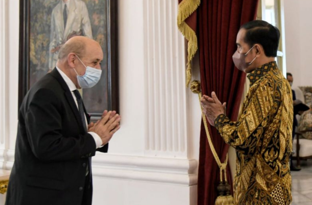Lima Poin Pembicaraan Jokowi dan Menlu Prancis