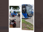 Dua Transjakarta Kembali Kecelakaan, Salah Satunya Gegara Ditinggal Buang Air Kecil