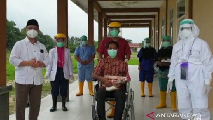 Pasien positif COVID-19 sudah dinyatakan sembuh dan boleh pulang. (ANTARA/HO-Pemkab Siak)