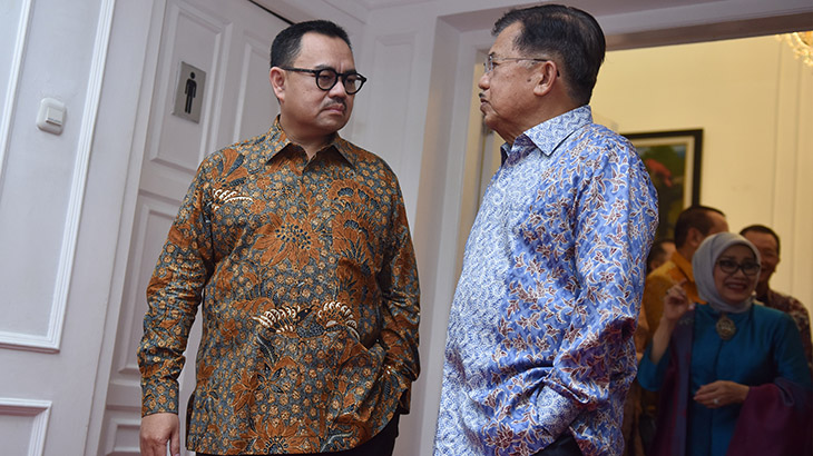 Wapres Jamu Tim PSM di Makasar