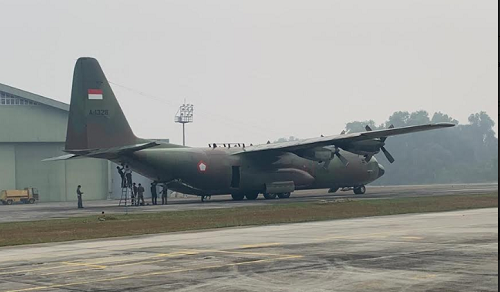 Cassa dan Hercules Dikerahkan Bikin Hujan Buatan di Kalimantan dan Sumatera