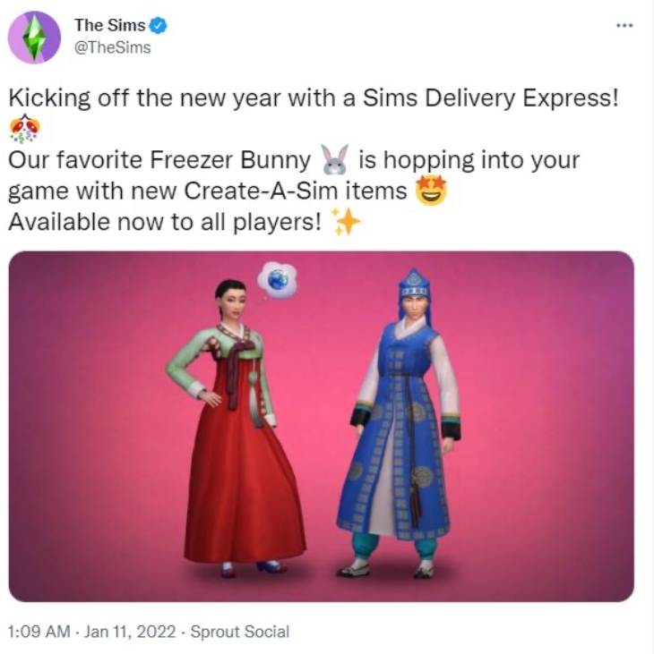 Update Terbaru 'The Sims 4' Berikan Item Gratis untuk Pemain
