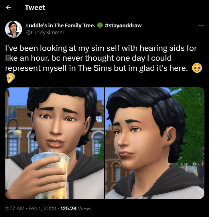 alat bantu dengar the sims 4