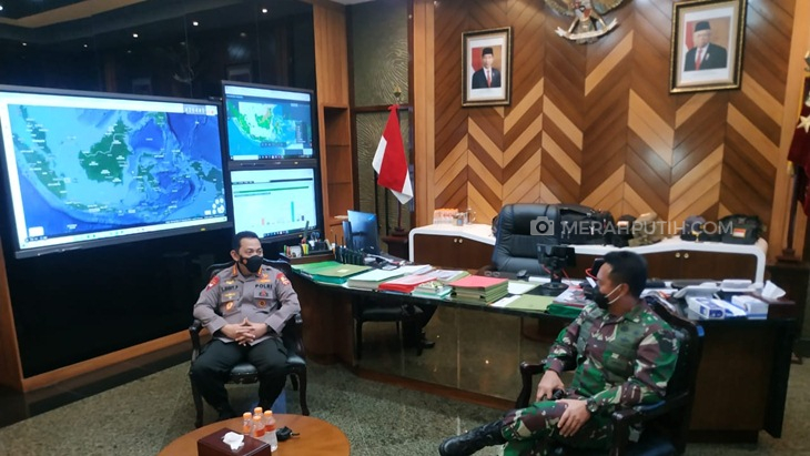 Temui KSAD Andika Perkasa, Kapolri Listyo Tekankan Soliditas dengan TNI