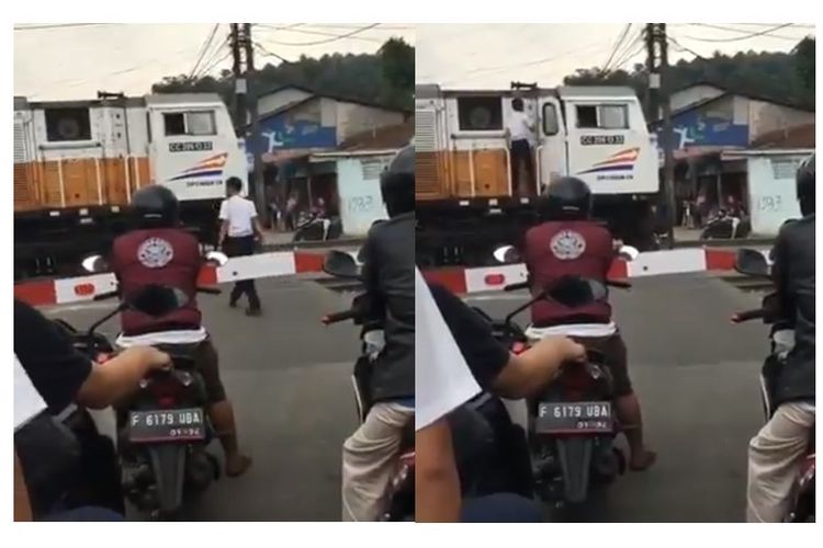 Klarifikasi KAI soal Video Masinis Beli Makanan Saat Kereta Berhenti di Perlintasan