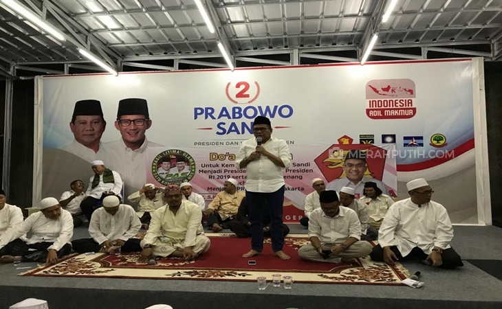 Ratusan Santri Doakan Prabowo-Sandi Menang Pilpres 2019