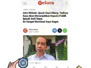 [HOAKS atau FAKTA]: Jokowi Kehilangan Ijazah Aslinya