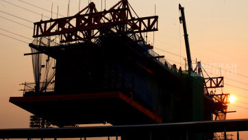 Pembangunan LRT Jakarta Fase 1B Velodrome-Manggarai Ditargetkan Rampung pada Pertengahan 2026