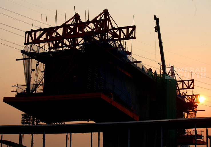 Progres LRT Jakarta Fase 1B Tembus 75 Persen, Ditarget Rampung Tahun Ini