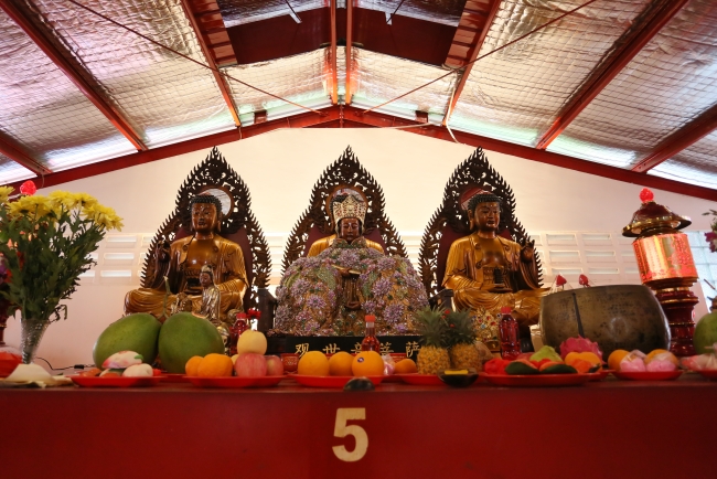 Vihara Dharma Bhakti terletak di Jl. Kemenangan III Petak Sembilan No. 19, RT.3/RW.2, Glodok, Kec. Taman Sari, Kota Jakarta Barat, Indonesia. Senin (31/1/2022) Foto : Merahputih/Dicke Prasetia.