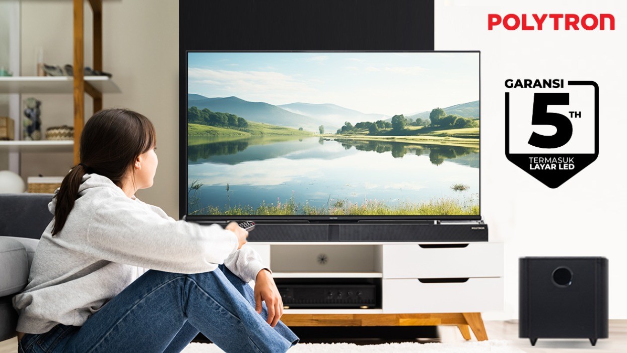 Polytron Tawarkan Garansi TV 5 Tahun hingga Layanan Istimewa