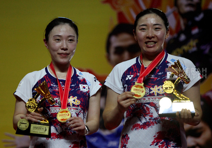 Ganda Putri Korea Kim Hye-jeong/Kong Hee-yong Juara Indonesia Masters 2025 