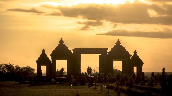 Candi Ratu Boko di Yogyakarta