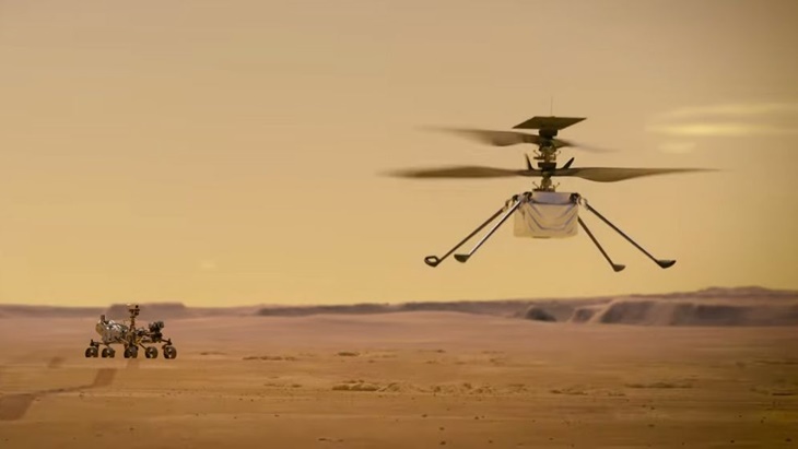 Helkopter Ingenuity NASA Setara dengan Ponsel-Ponsel ini