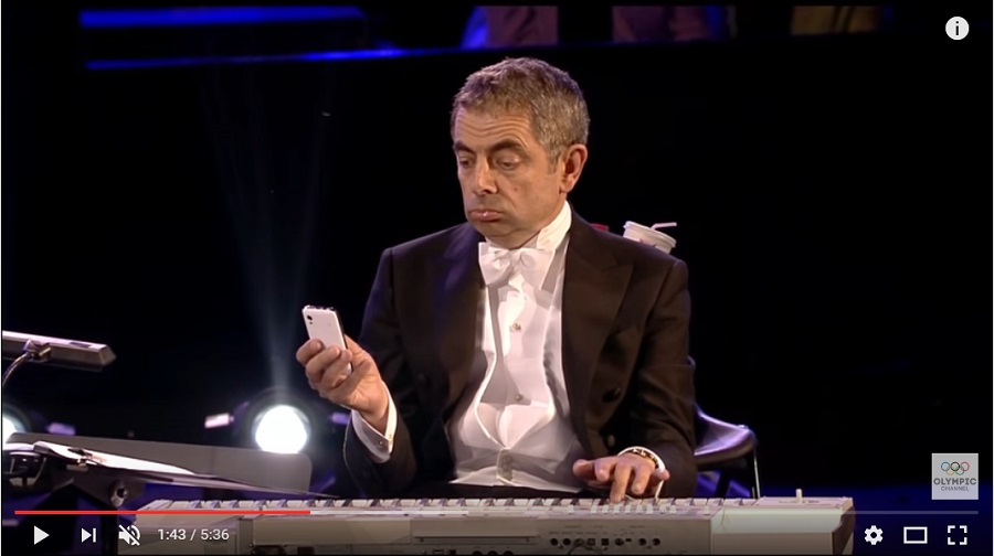 Aksi Kocak Mr Bean di Opening Ceremony Of London 2012 Olympic Games