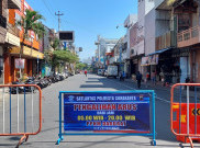 Cegah Kerumunan Warga, Polresta Surakarta Tutup Jalan Slamet Riyadi