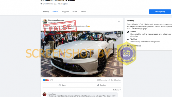 [Hoaks atau Fakta]: Esemka Produksi Mobil Sport
