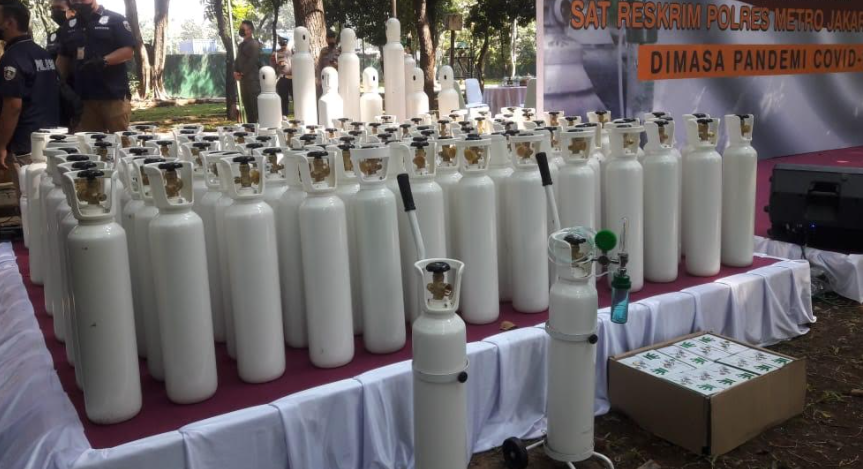 Polisi Sebut Ada Perusahaan yang Akan Jual Oksigen Melebihi HET