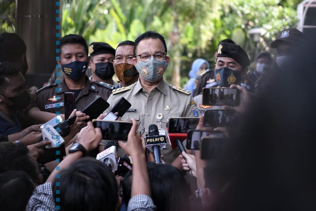 Gubernur DKI Jakarta, Anies Baswedan di KPK, Selasa (21/9). Foto: Instagram/@aniesbaswedan