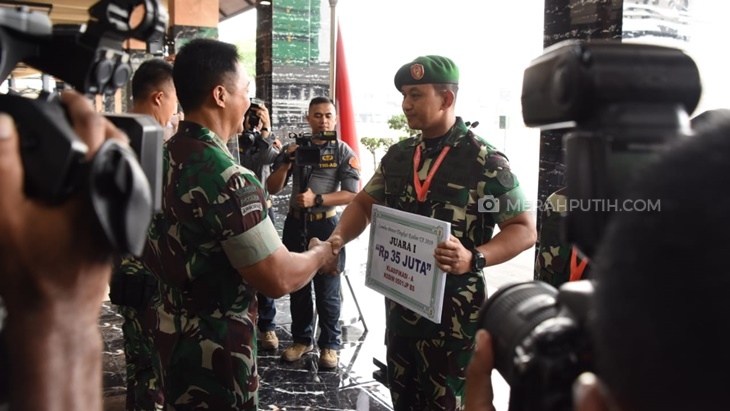 Kodim 0501/Jakarta Pusat Juara Lomba Binter Se-Indonesia