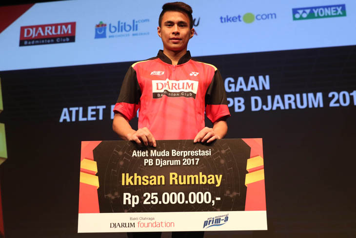 PB Djarum Berikan Ikhsan Bonus Rp 40 Juta