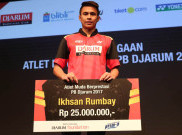 PB Djarum Berikan Ikhsan Bonus Rp 40 Juta 