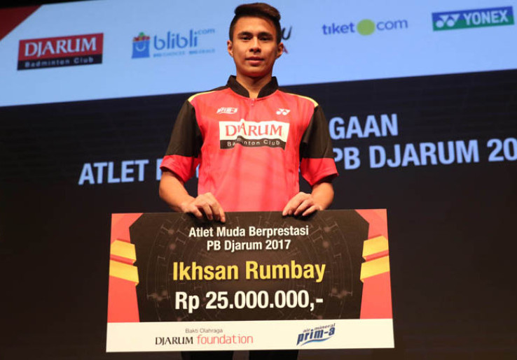 PB Djarum Berikan Ikhsan Bonus Rp 40 Juta 