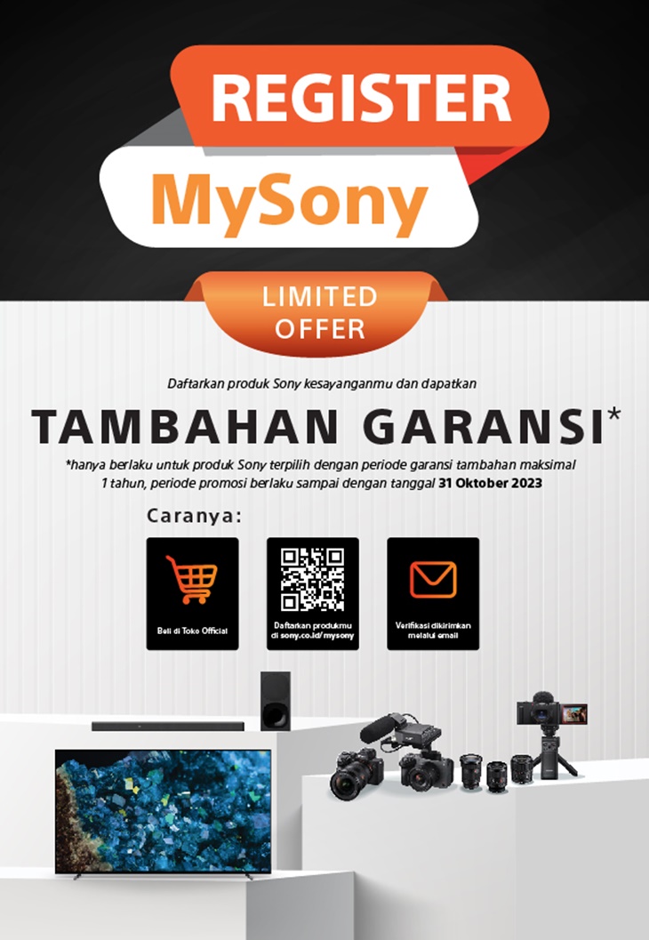 Tambah Masa Garansi Produk di MySony
