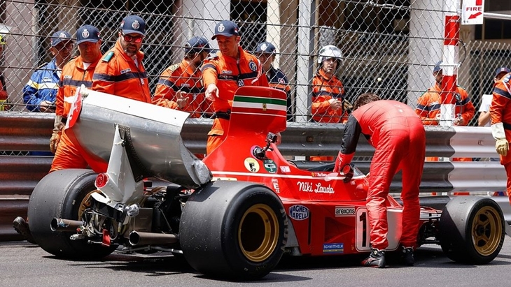 Charles Leclerc Kecelakaan saat Kendarai Mobil Balap Niki Lauda
