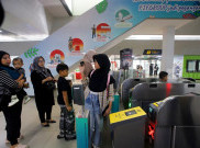 Warga Nikmati Tarif Rp1 untuk TransJakarta, MRT, dan LRT di HUT ke-499 Jakarta